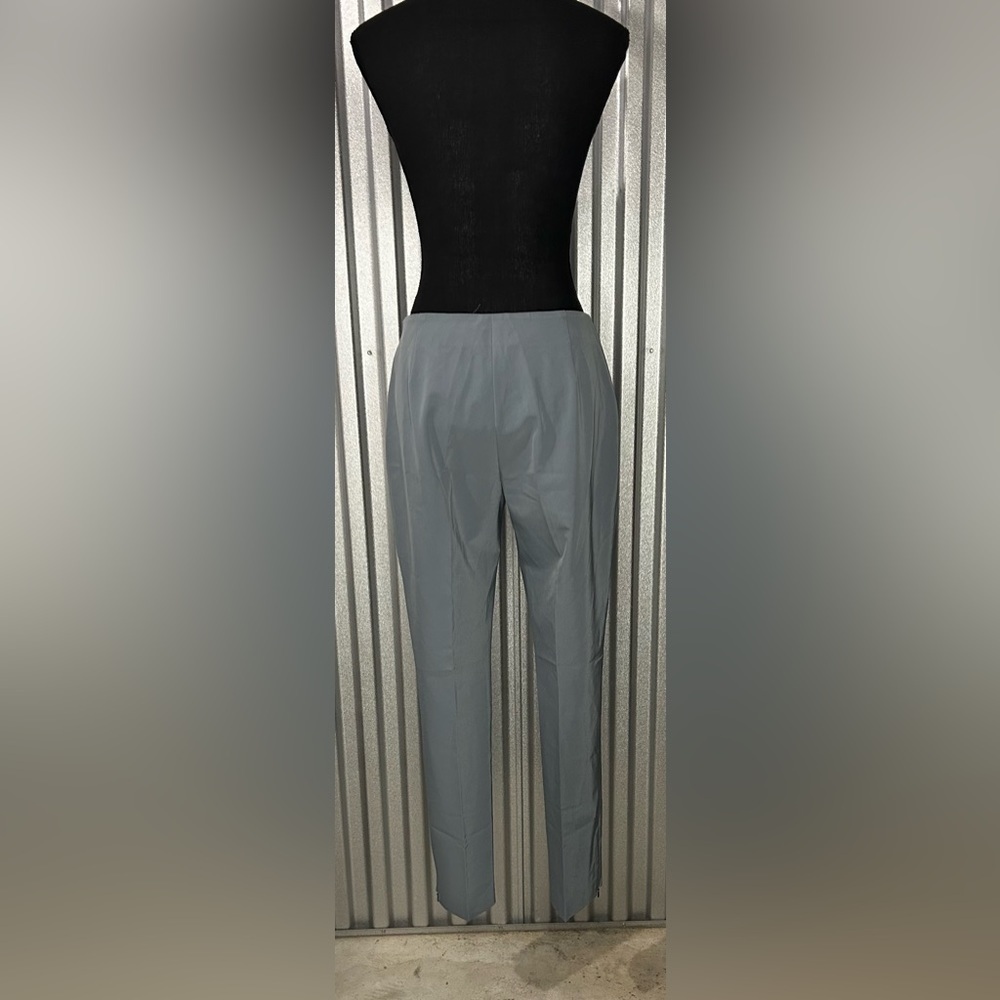 Women’s Prada Designer Blue Polyester Elastane Tapered Trousers Size 44 IT 8 US - Picture 2 of 4